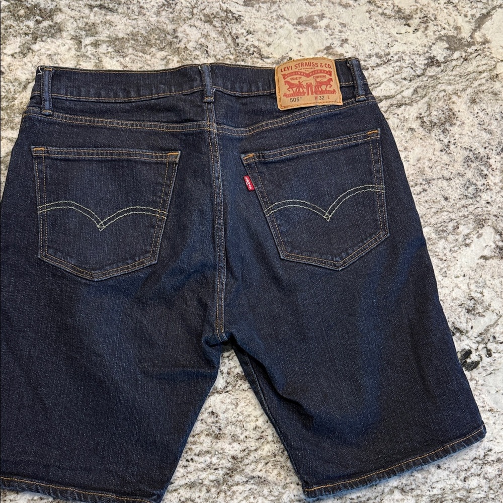 Levi's Men's Deep Indigo Jean Shorts